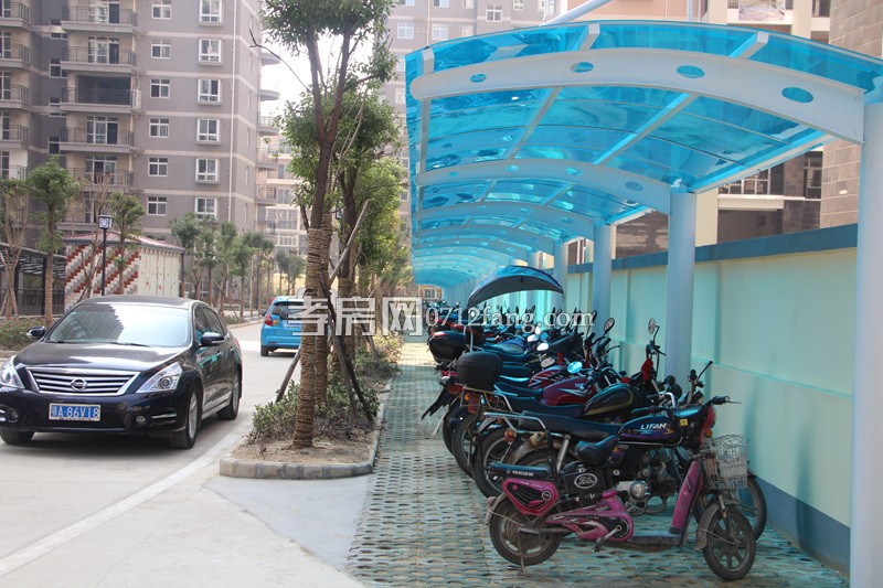 金一華府項目進(jìn)度 小區(qū)綠化已全部完工