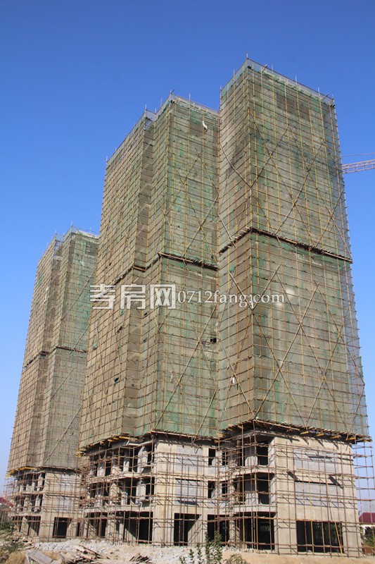 柳岸春城項(xiàng)目進(jìn)度 9號(hào)樓下月可封頂