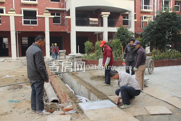 英倫風(fēng)情新進(jìn)度 2號樓正在拆除腳手架