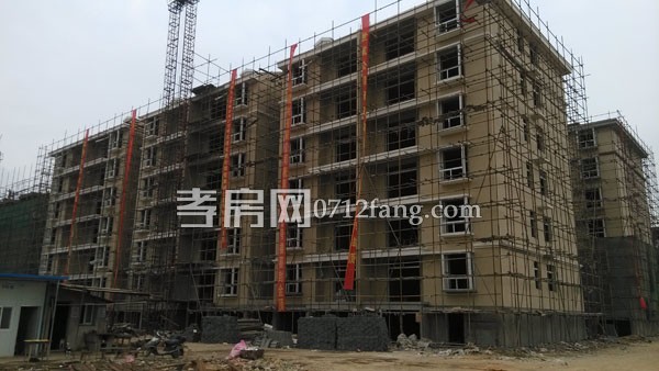 已經封頂的8號樓