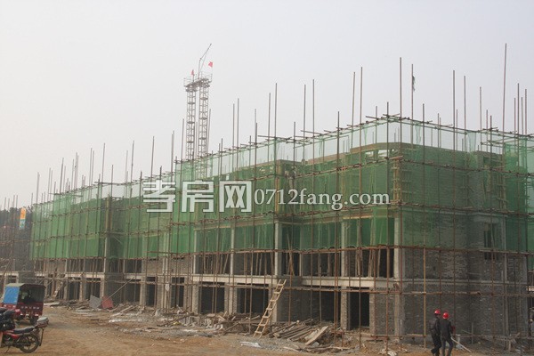 中宇天地1月進(jìn)度 售樓部正在建設(shè)中