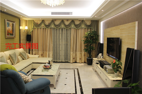 保利广场140㎡奢华装修完工实景