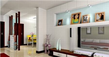 客廳電視墻背景效果圖