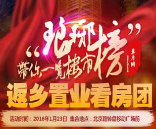 2016返鄉(xiāng)置業(yè)看房團(tuán) 孝房網(wǎng)帶您一覽樓市