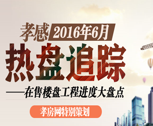 6月熱盤追蹤 孝感在售樓盤項目進度大盤點