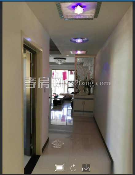 華隆家園3樓132平三室兩廳兩衛(wèi)雙陽(yáng)臺(tái)，毛坯房證件滿2！