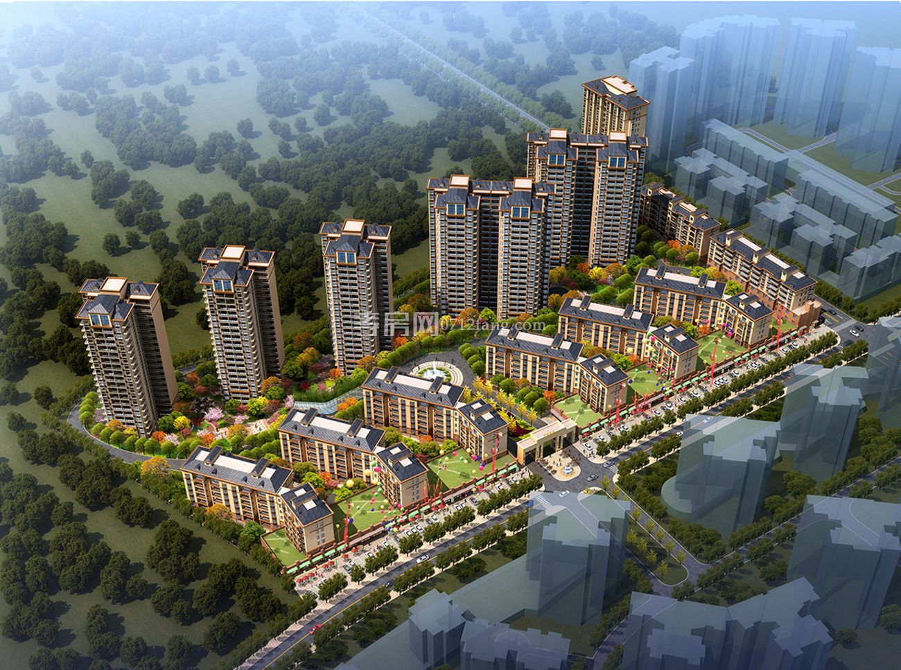 華廈龍成三期鳥瞰