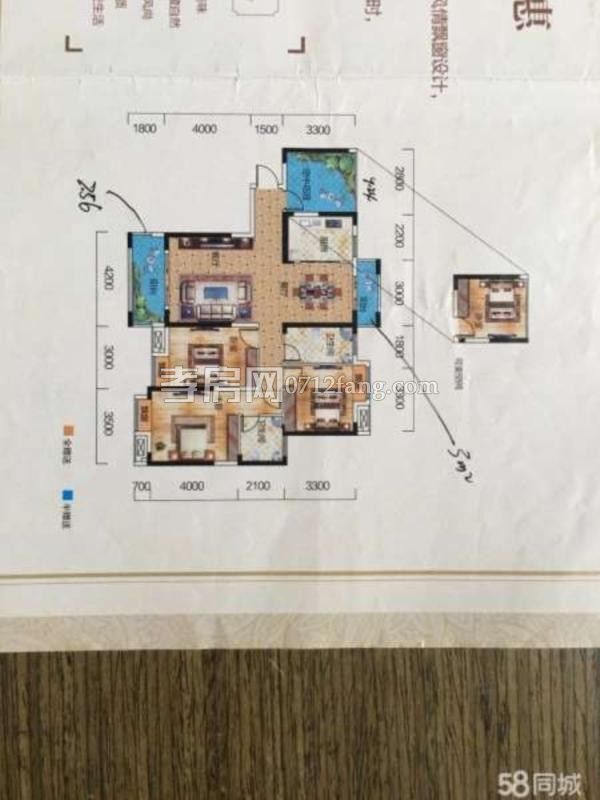 滿二體育館旁小康新村2室2廳1衛(wèi)109平精裝修拎包入住