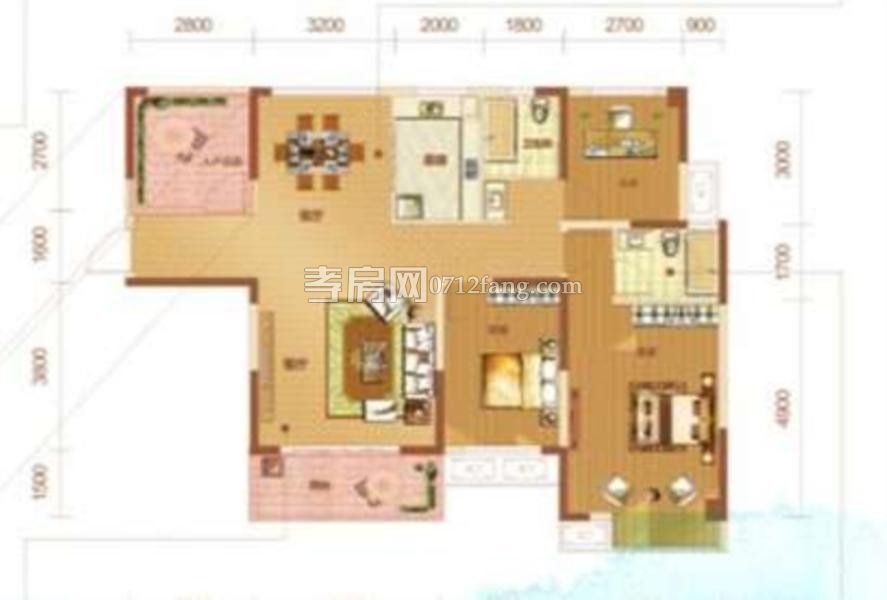 滿二精裝修寶成佳園3室2廳1衛(wèi)107平3樓