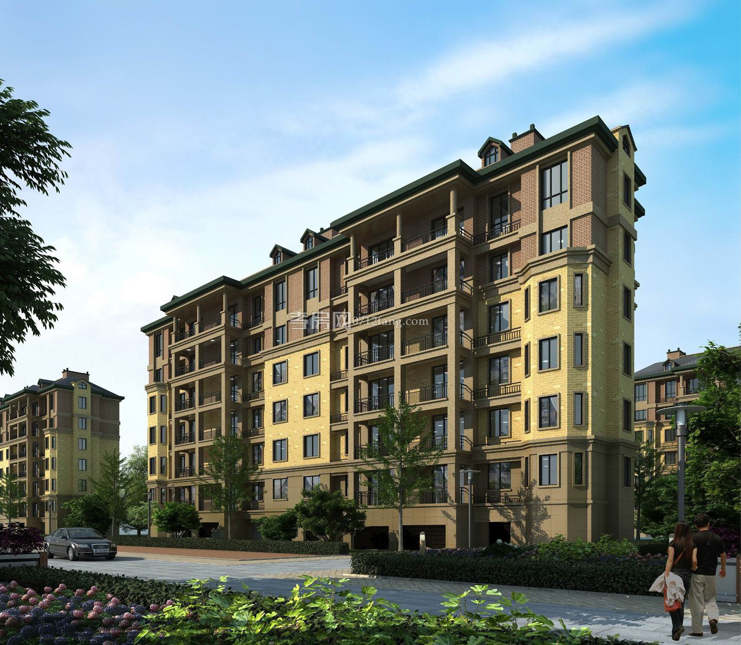 多層住宅透視圖