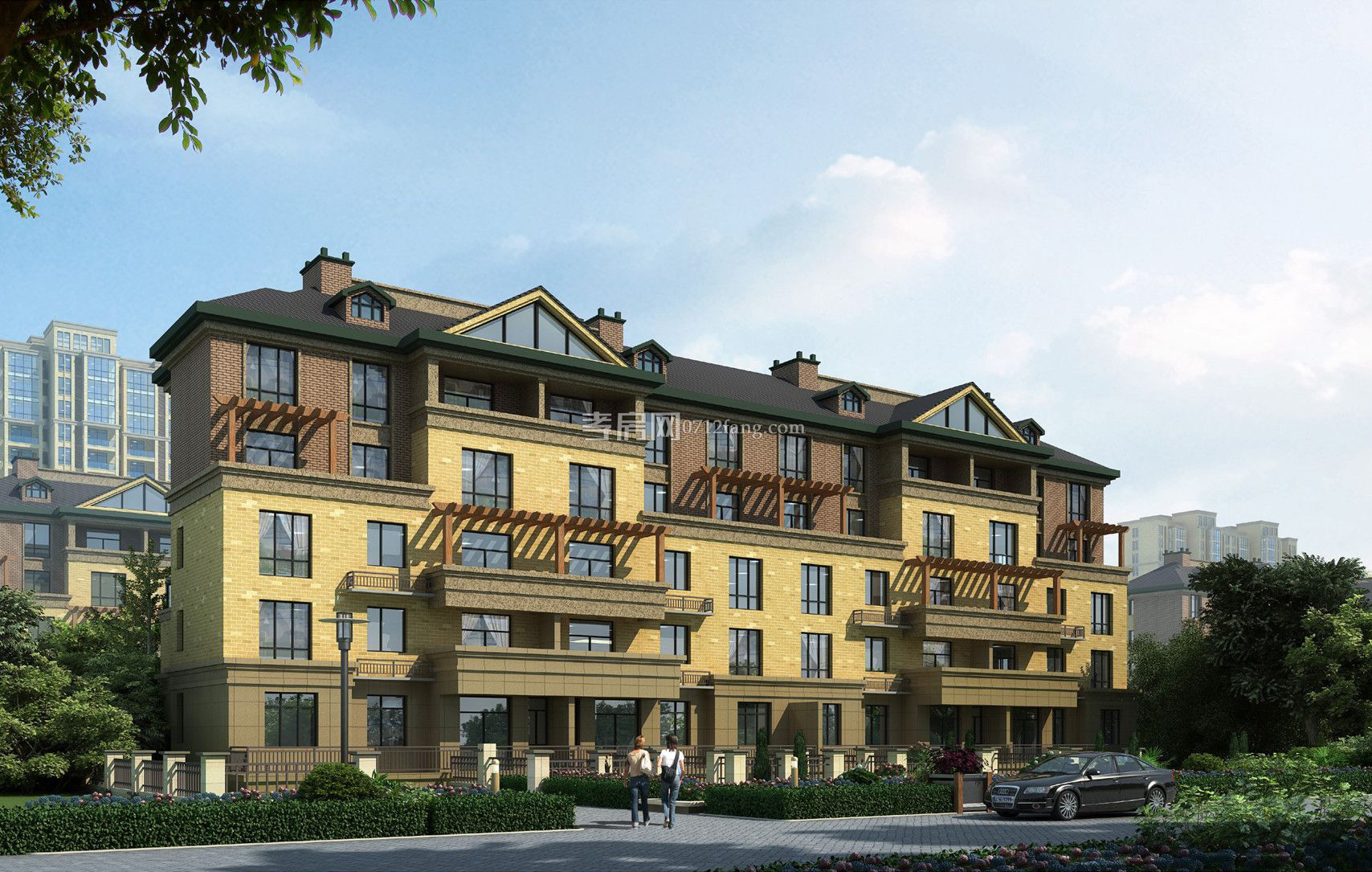 花園洋房透視圖