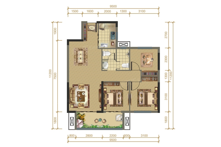 居和·幸福里-戶型2戶型