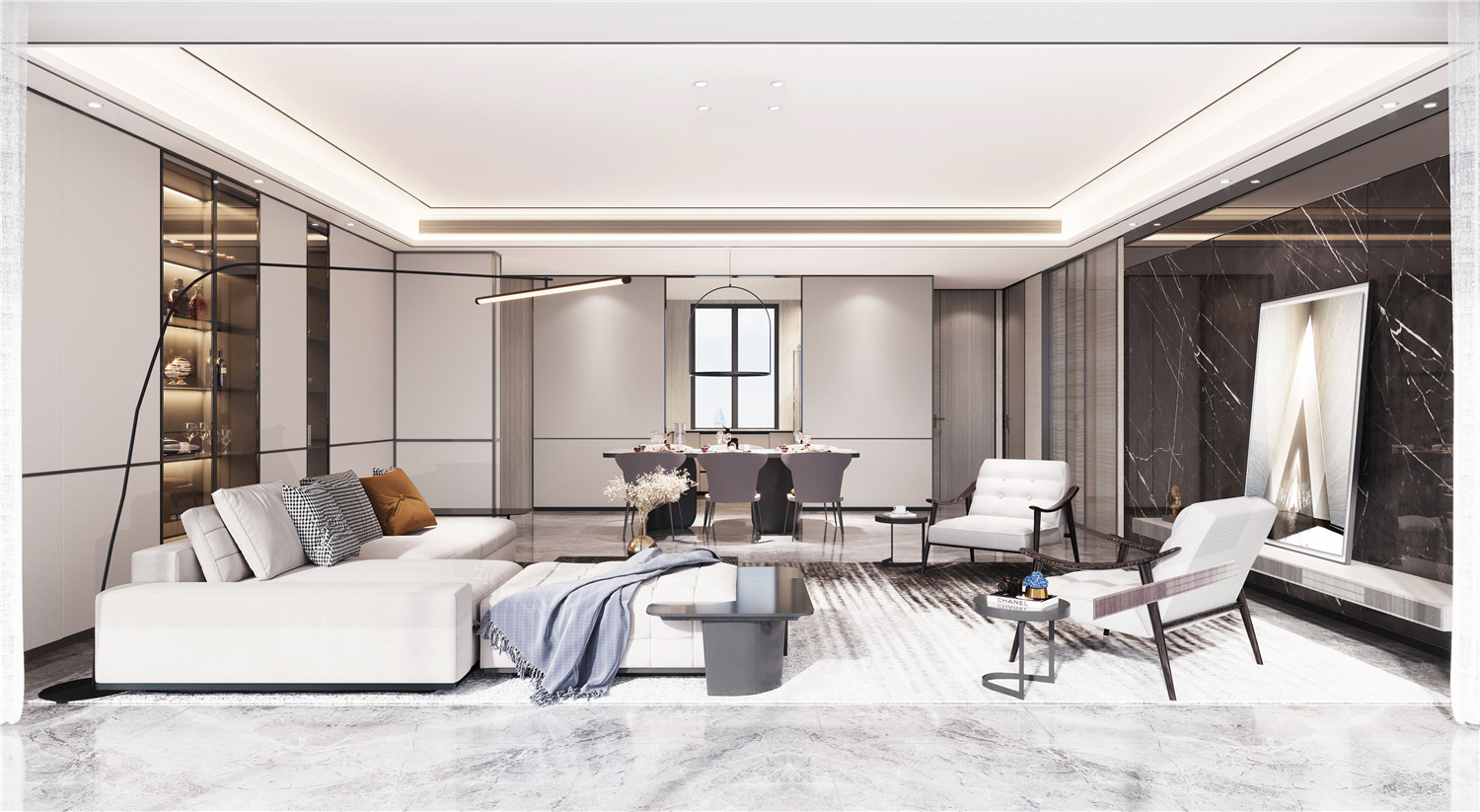 168㎡樣板間客餐廳2