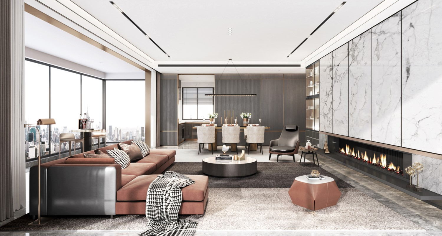 182㎡樣板間客餐廳2