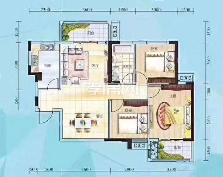 香港城萬達商圈槐蔭站出行方便性價比高好樓層采光完全沒問題