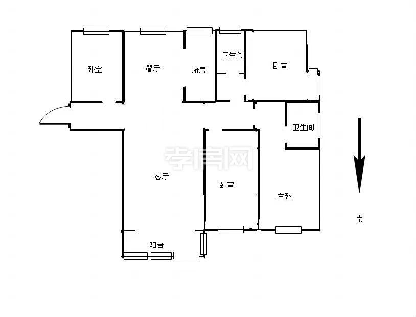 灣流匯產(chǎn)證125平四房，免個(gè)稅，毛坯，贈(zèng)送10平